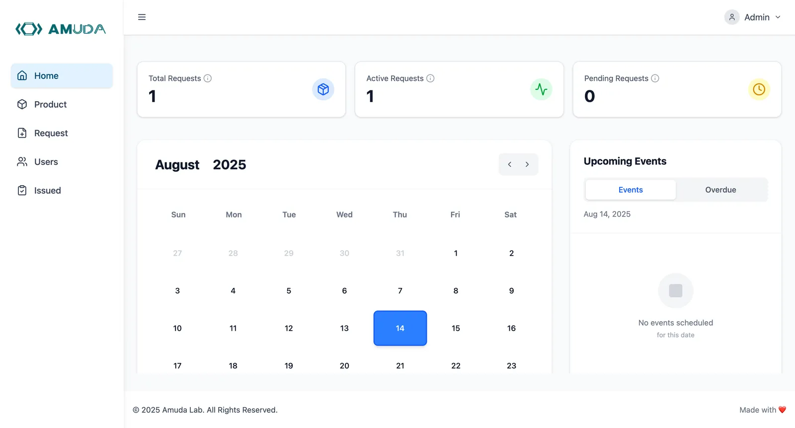 Components Tracker for Amuda Lab