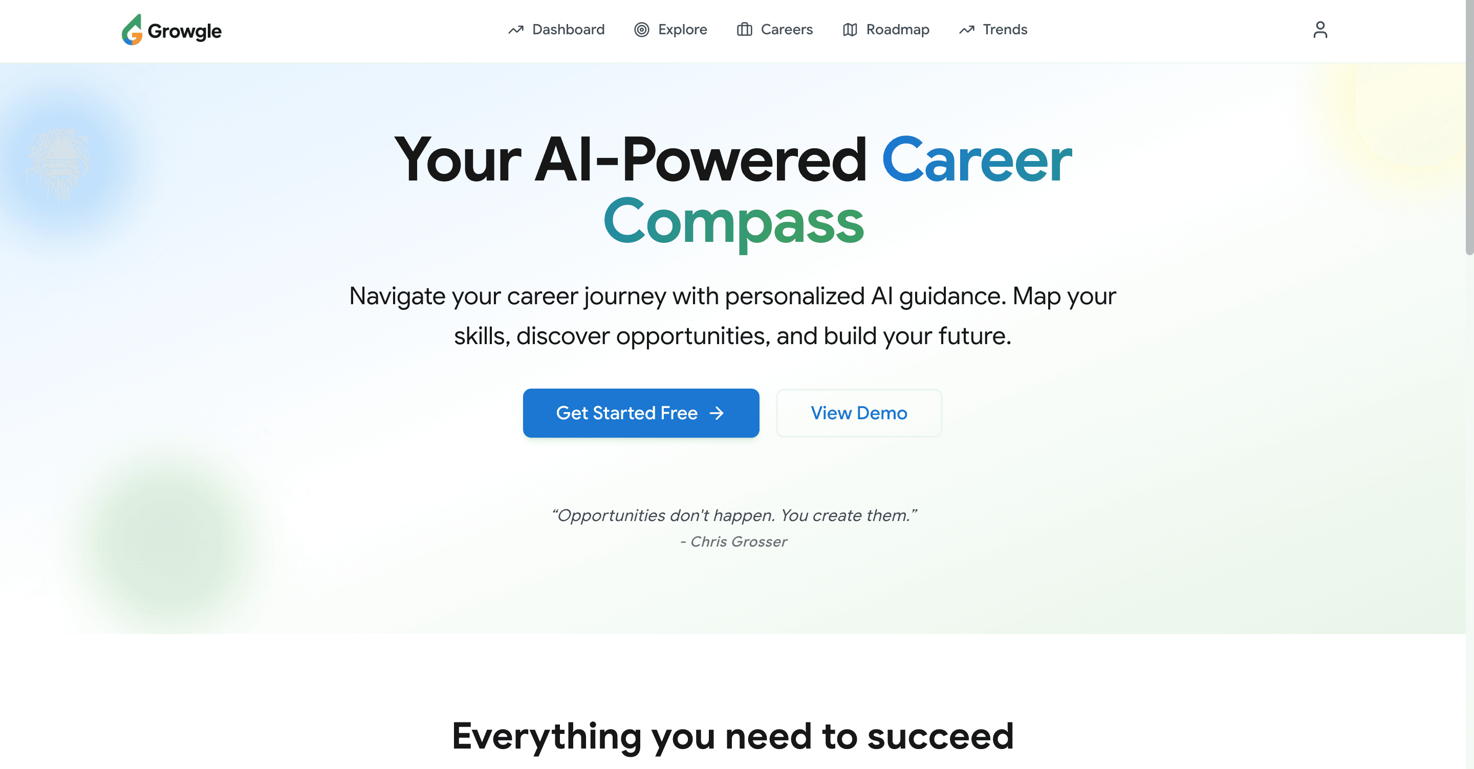 Growgle - AI Career Intelligence Platform